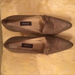 Bally Celine heel with suede insert size 8
